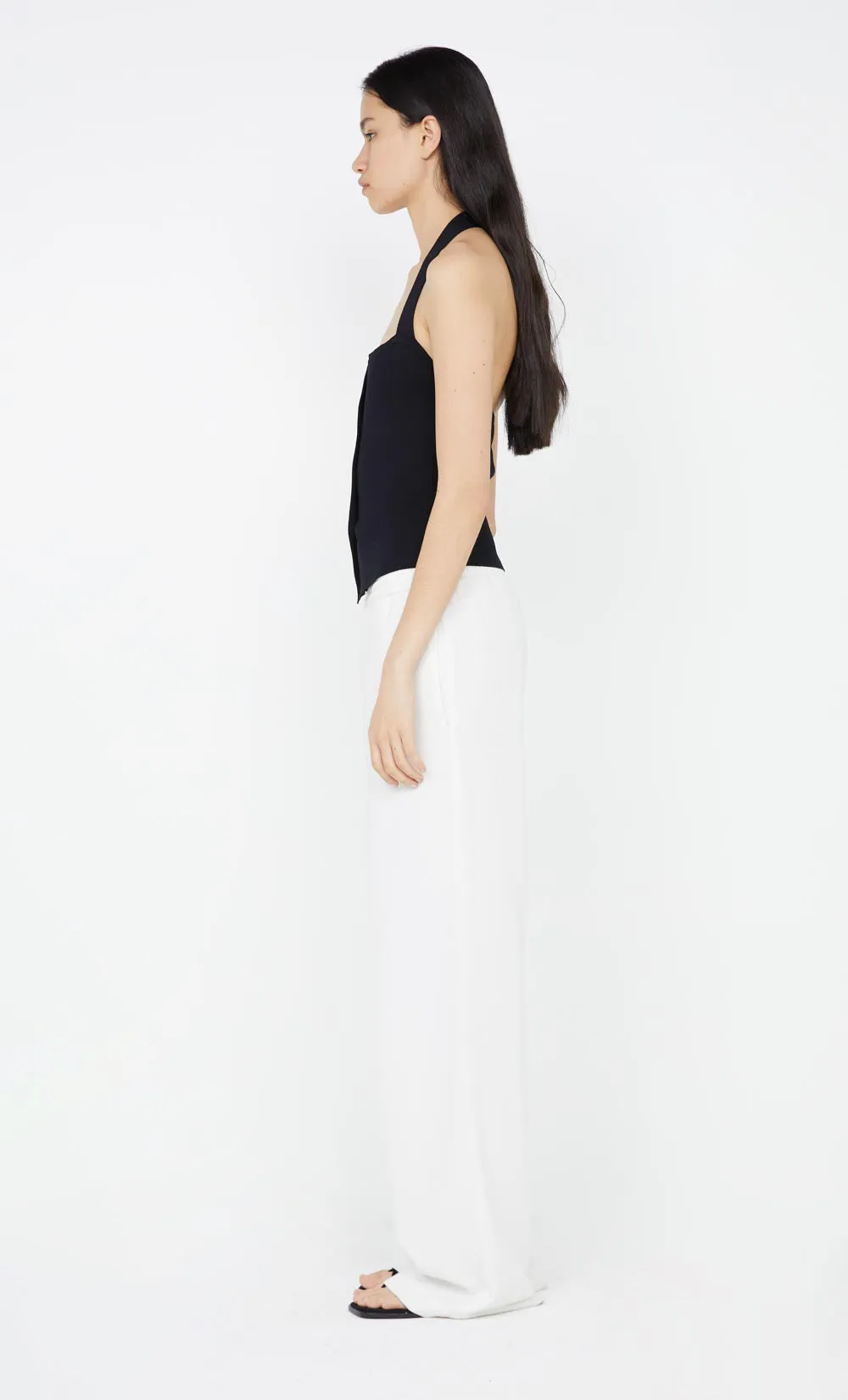 ILORA KNIT HALTER TOP - BLACK sold by bec + bridge product image thumbnail 5