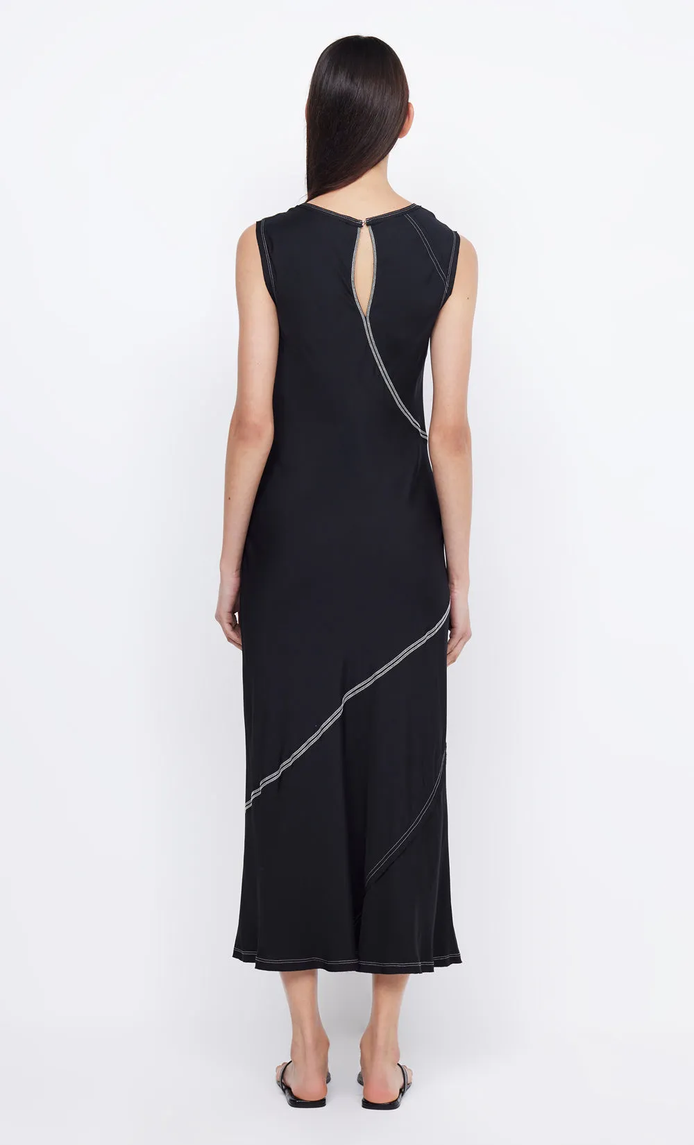 EMERY PANEL MAXI DRESS - BLACK/IVORY sold by bec + bridge product image thumbnail 2