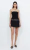 JEWEL MINI SKIRT - BLACK/BLACK sold by bec + bridge