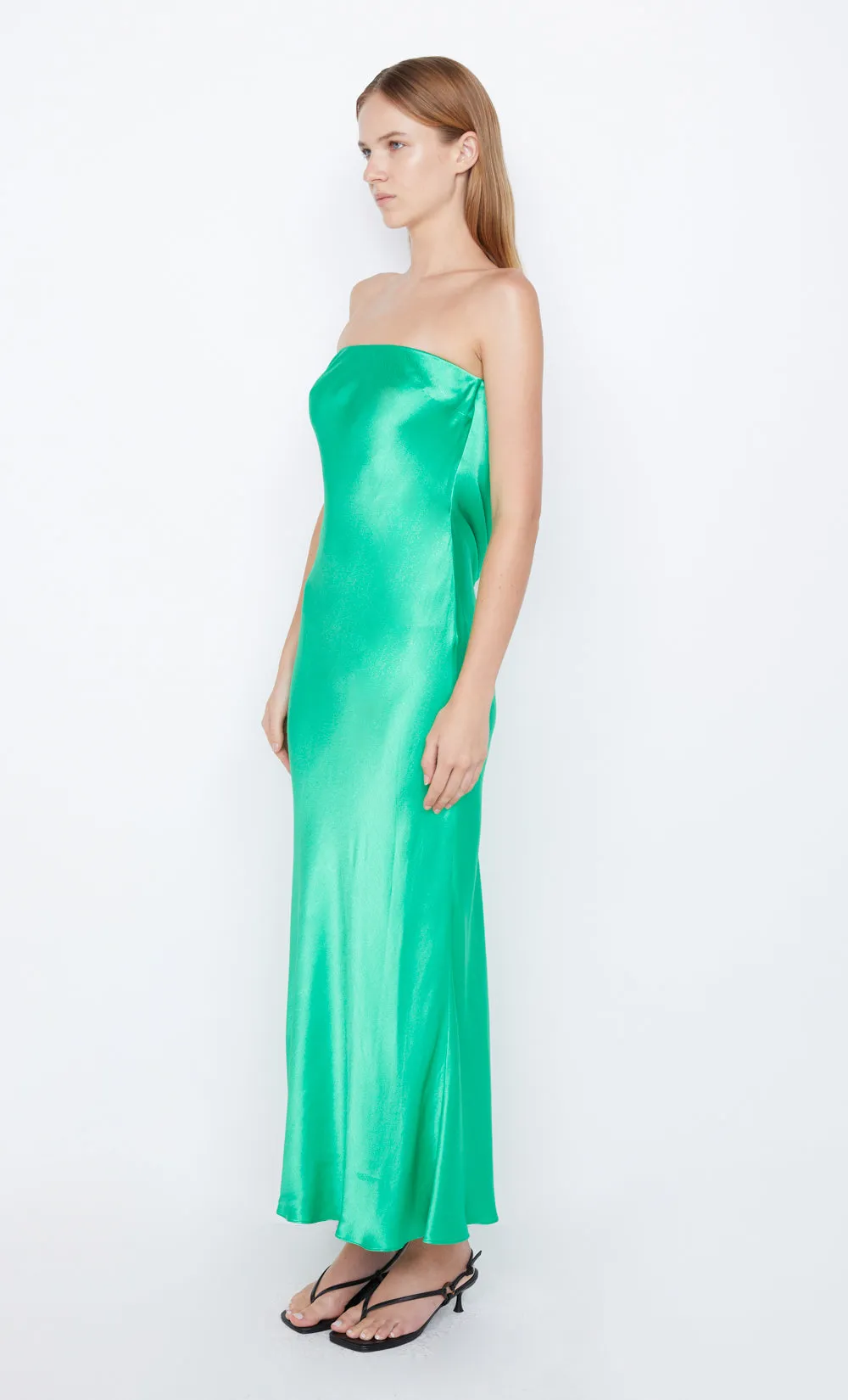 MOON DANCE STRAPLESS DRESS - EMERALD sold by bec + bridge product image thumbnail 3