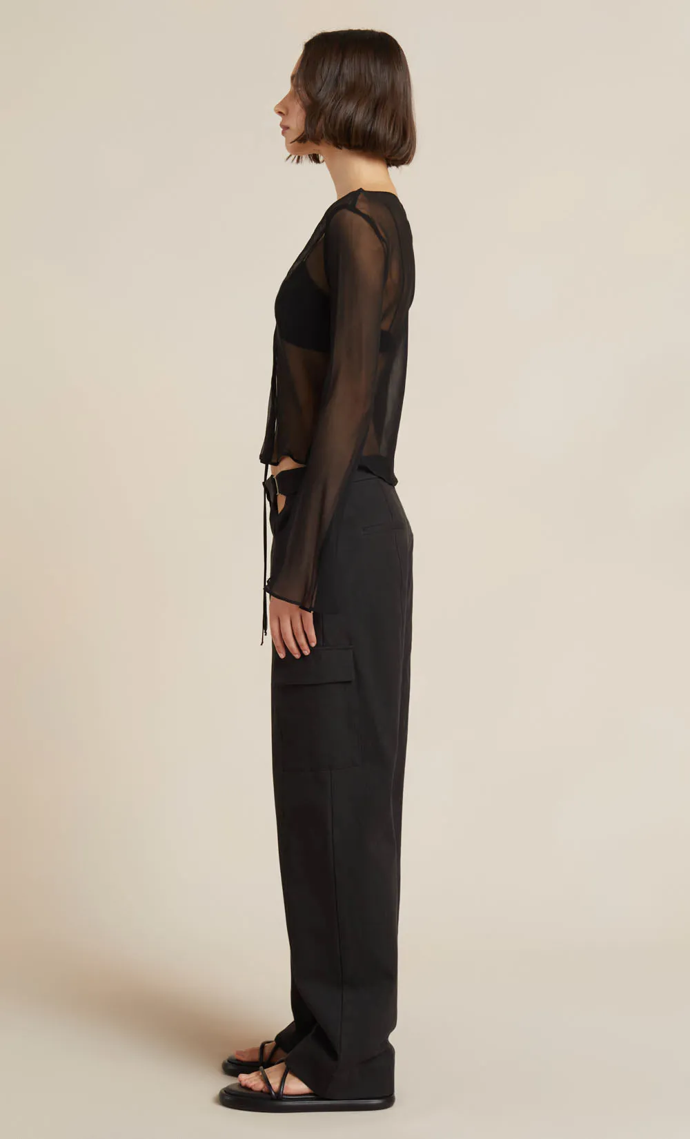 CHERI TOP - BLACK sold by bec + bridge product image thumbnail 3