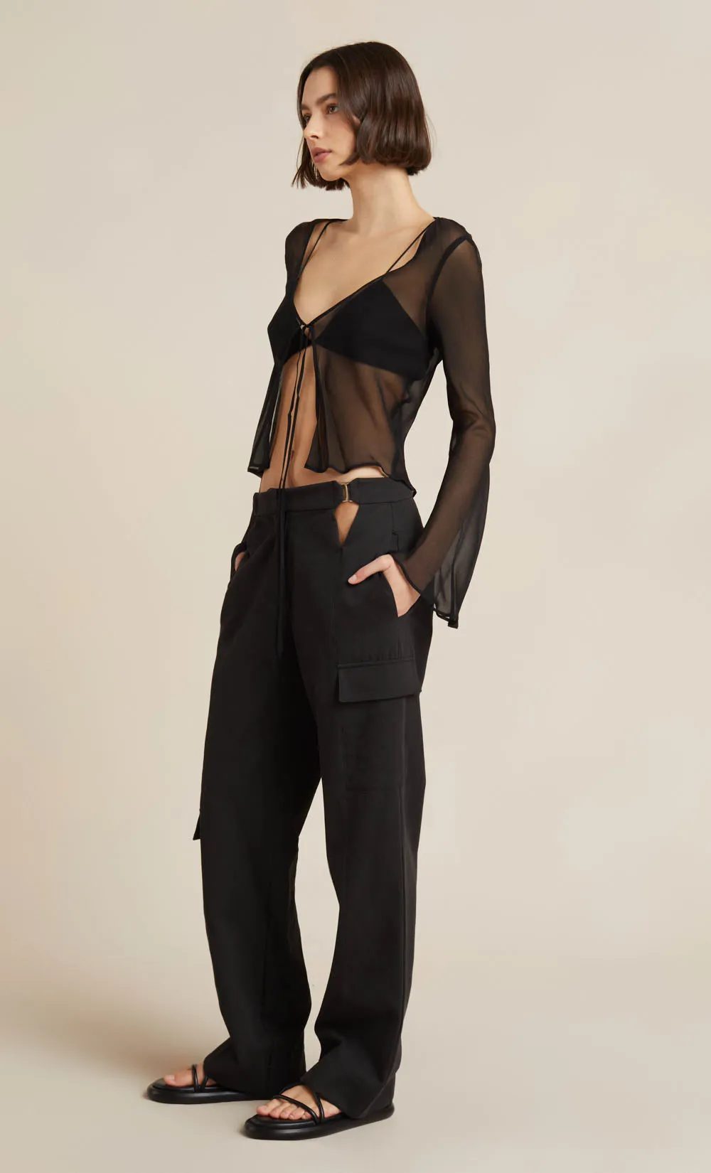CHERI TOP - BLACK sold by bec + bridge product image thumbnail 2