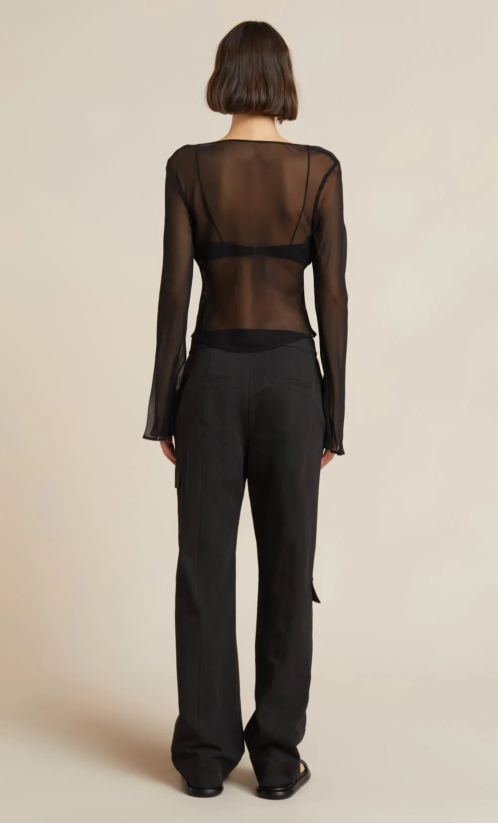 CHERI TOP - BLACK sold by bec + bridge product image thumbnail 4