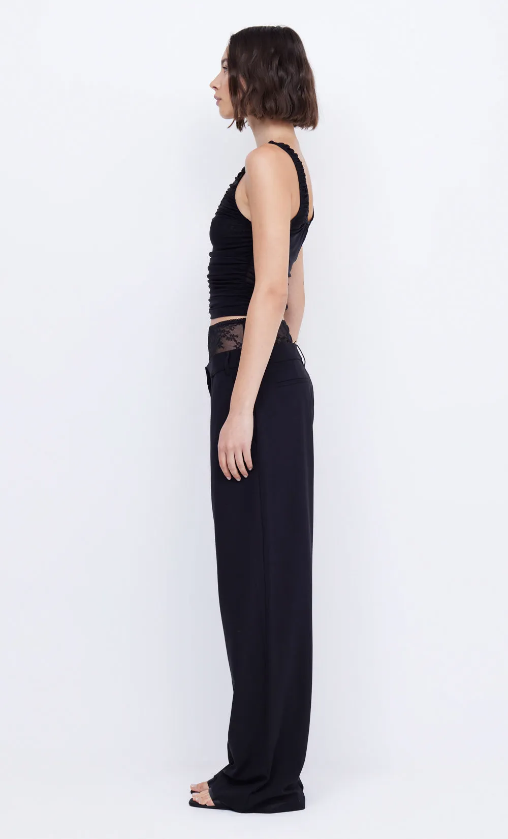 JEWEL SLOUCHED PANT - BLACK/BLACK sold by bec + bridge product image thumbnail 3