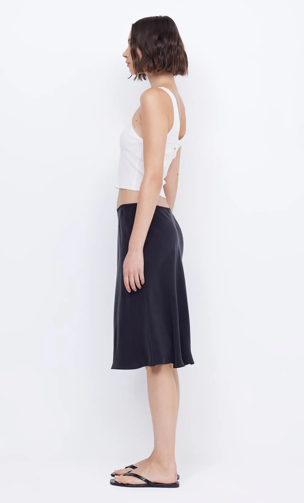 PIPER BIAS MIDI SKIRT - BLACK sold by bec + bridge product image thumbnail 3