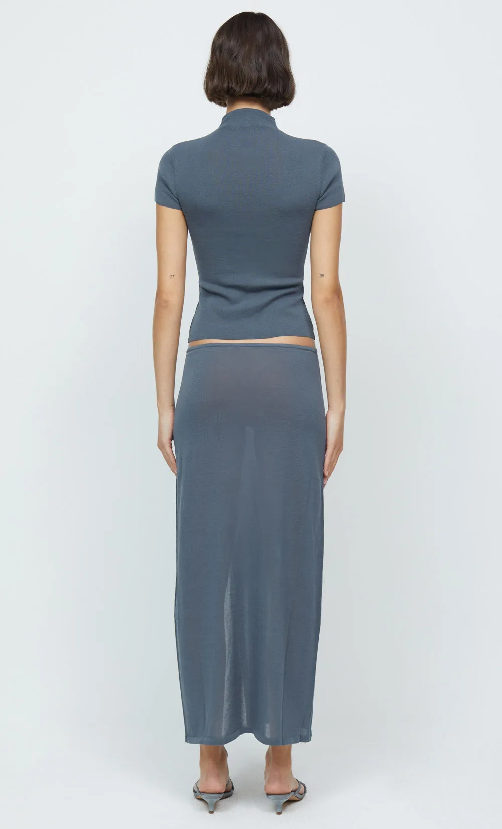 SORRENTO KNIT TOP - CHARCOAL sold by bec + bridge product image thumbnail 2