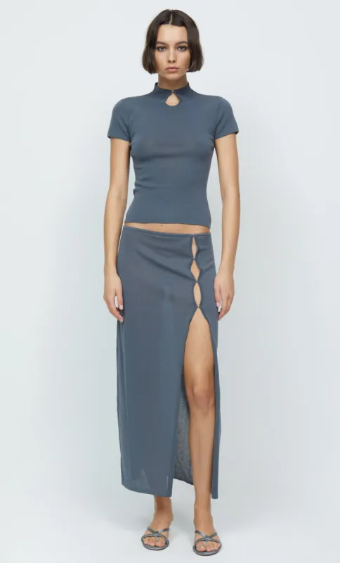 SORRENTO KNIT TOP - CHARCOAL sold by bec + bridge