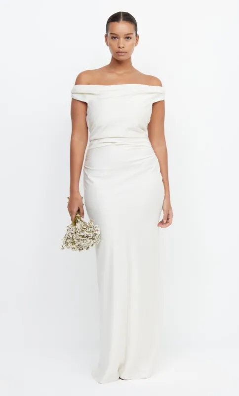 ETERNITY OFF SHOULDER MAXI - CREAM sold by bec + bridge
