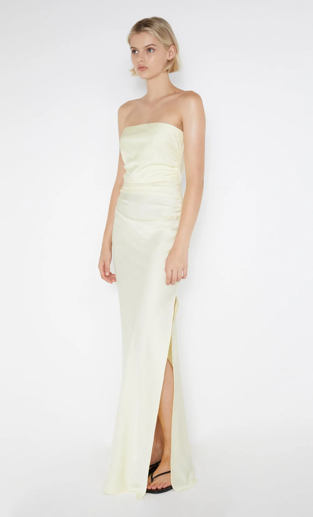 ETERNITY STRAPLESS MAXI DRESS - ICE YELLOW sold by bec + bridge product image thumbnail 4