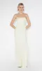 ETERNITY STRAPLESS MAXI DRESS - ICE YELLOW sold by bec + bridge
