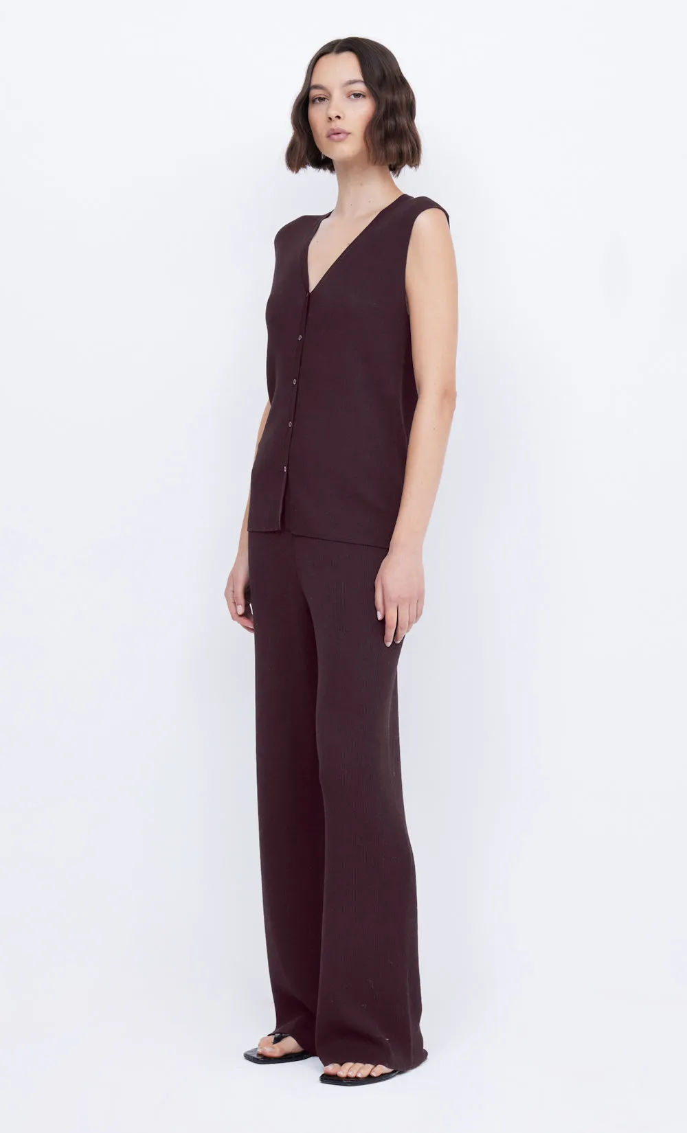 AMALFI PANT - CHOCOLATE sold by bec + bridge