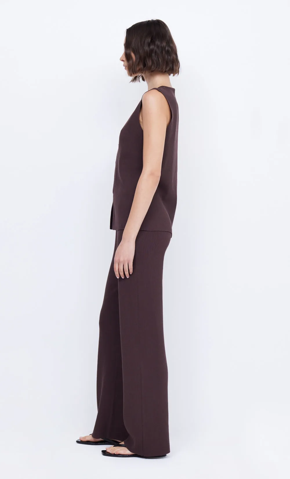 AMALFI PANT - CHOCOLATE sold by bec + bridge product image thumbnail 3