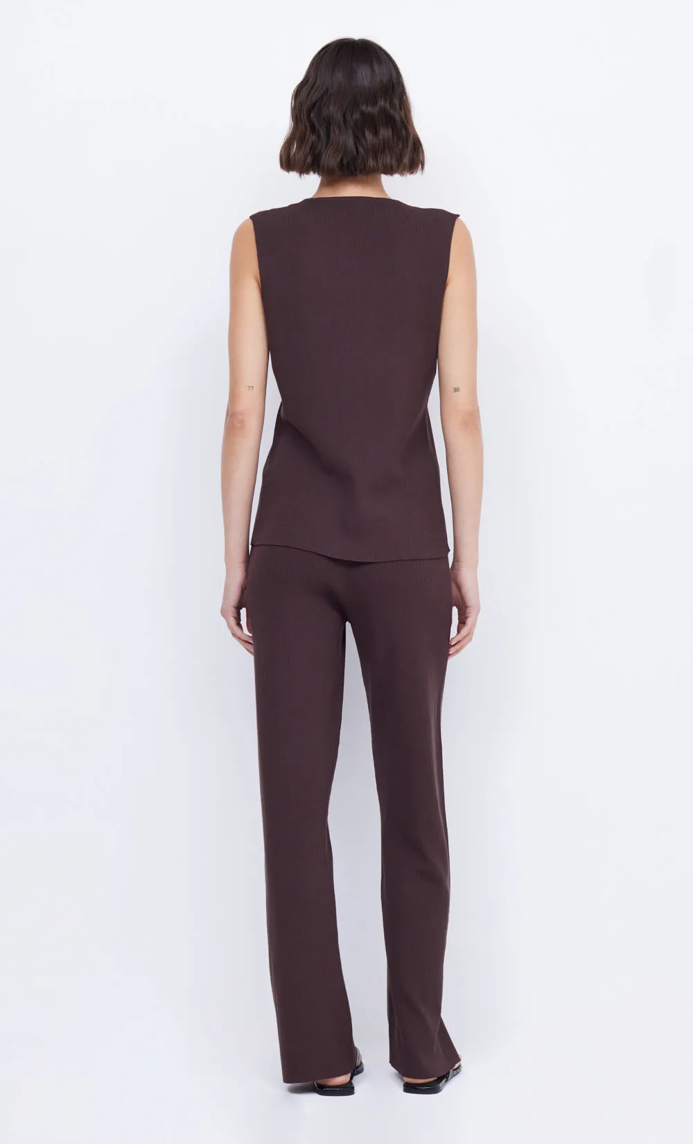 AMALFI PANT - CHOCOLATE sold by bec + bridge product image thumbnail 4