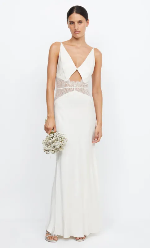 CELINE MAXI DRESS - CREAM/CREAM sold by bec + bridge