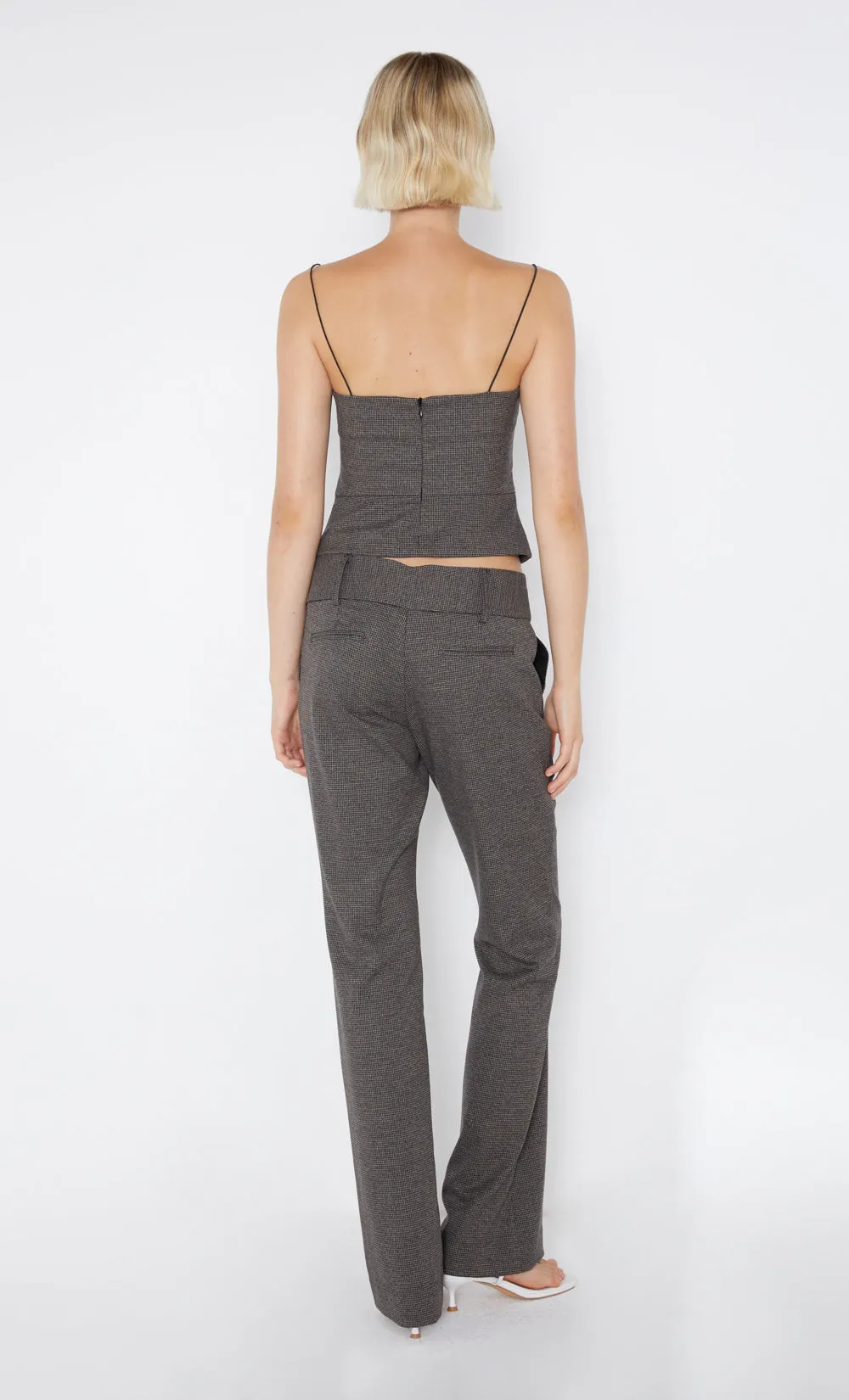 BORDEAUX CAMI - CHECK sold by bec + bridge product image thumbnail 3