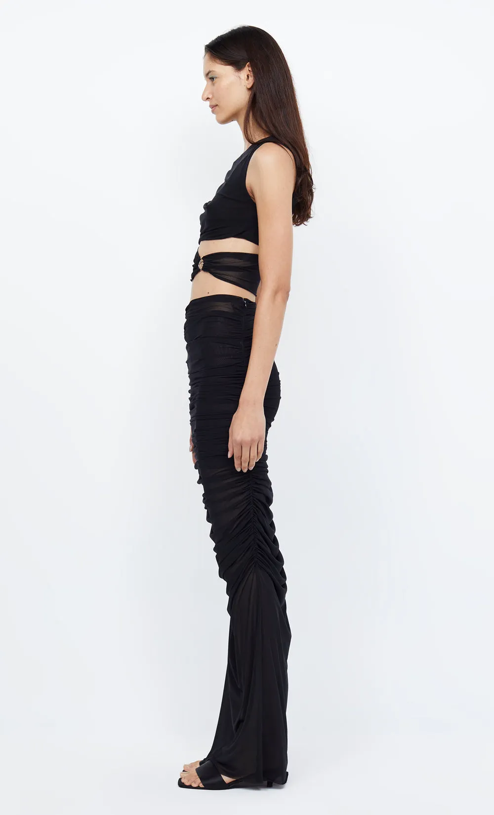 WHORL ASYM TOP - BLACK sold by bec + bridge product image thumbnail 5