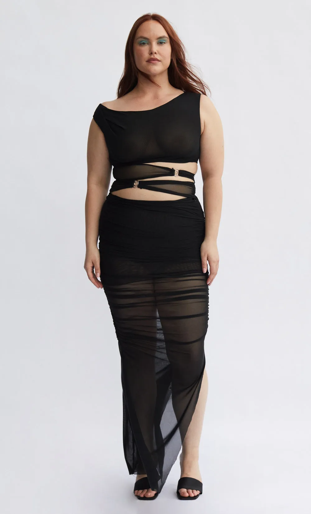 WHORL ASYM TOP - BLACK sold by bec + bridge product image thumbnail 3