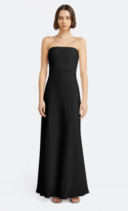 CYNTHIA STRAPLESS MAXI DRESS - BLACK sold by bec + bridge