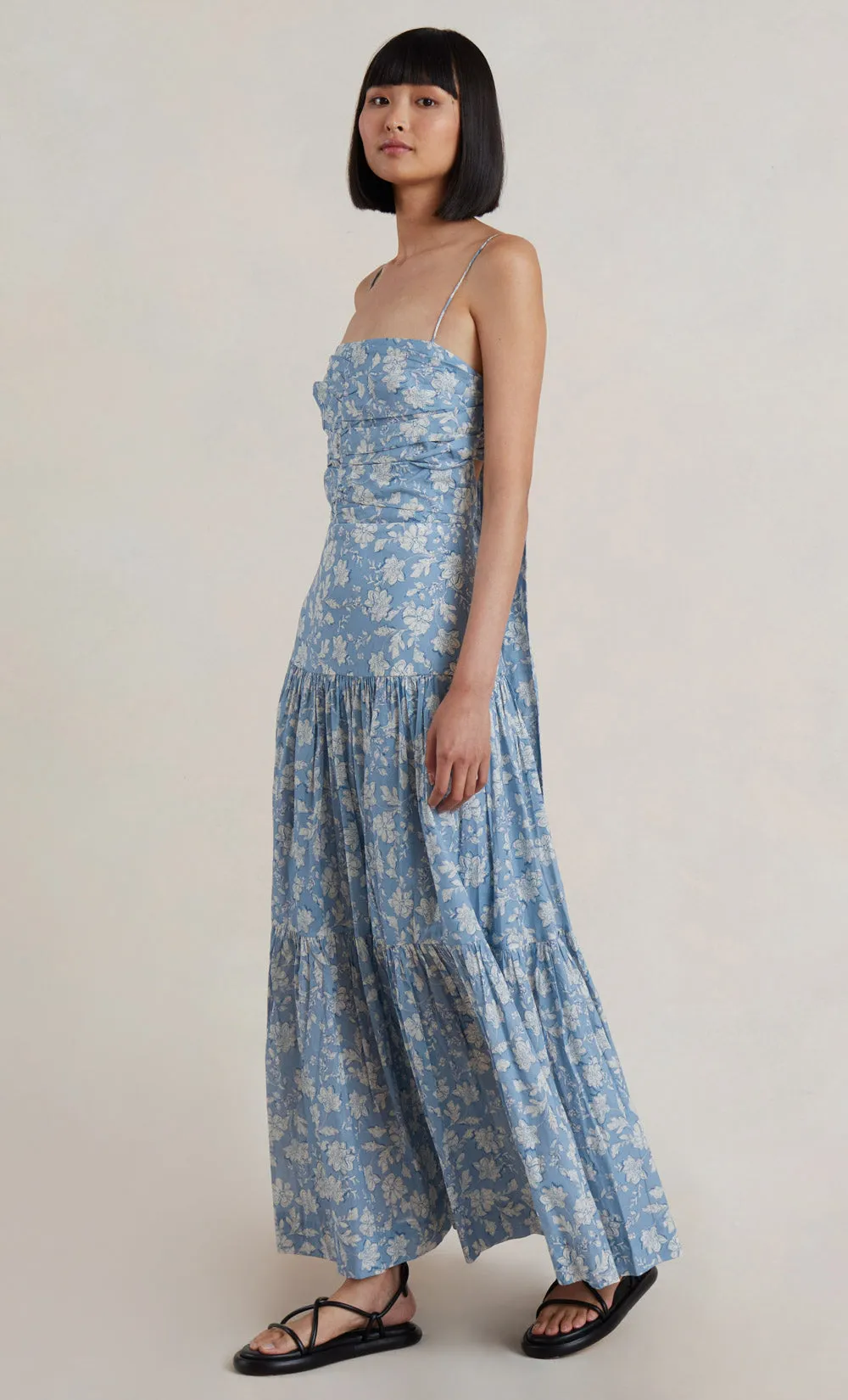 FLORAL SKIES MAXI DRESS - PRINT sold by bec + bridge product image thumbnail 3