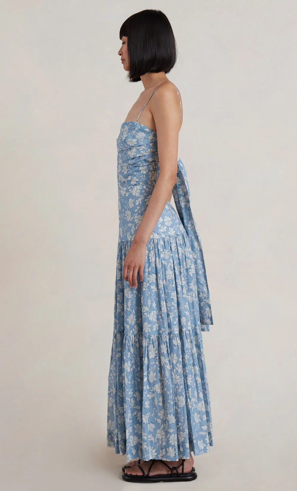 FLORAL SKIES MAXI DRESS - PRINT sold by bec + bridge product image thumbnail 4