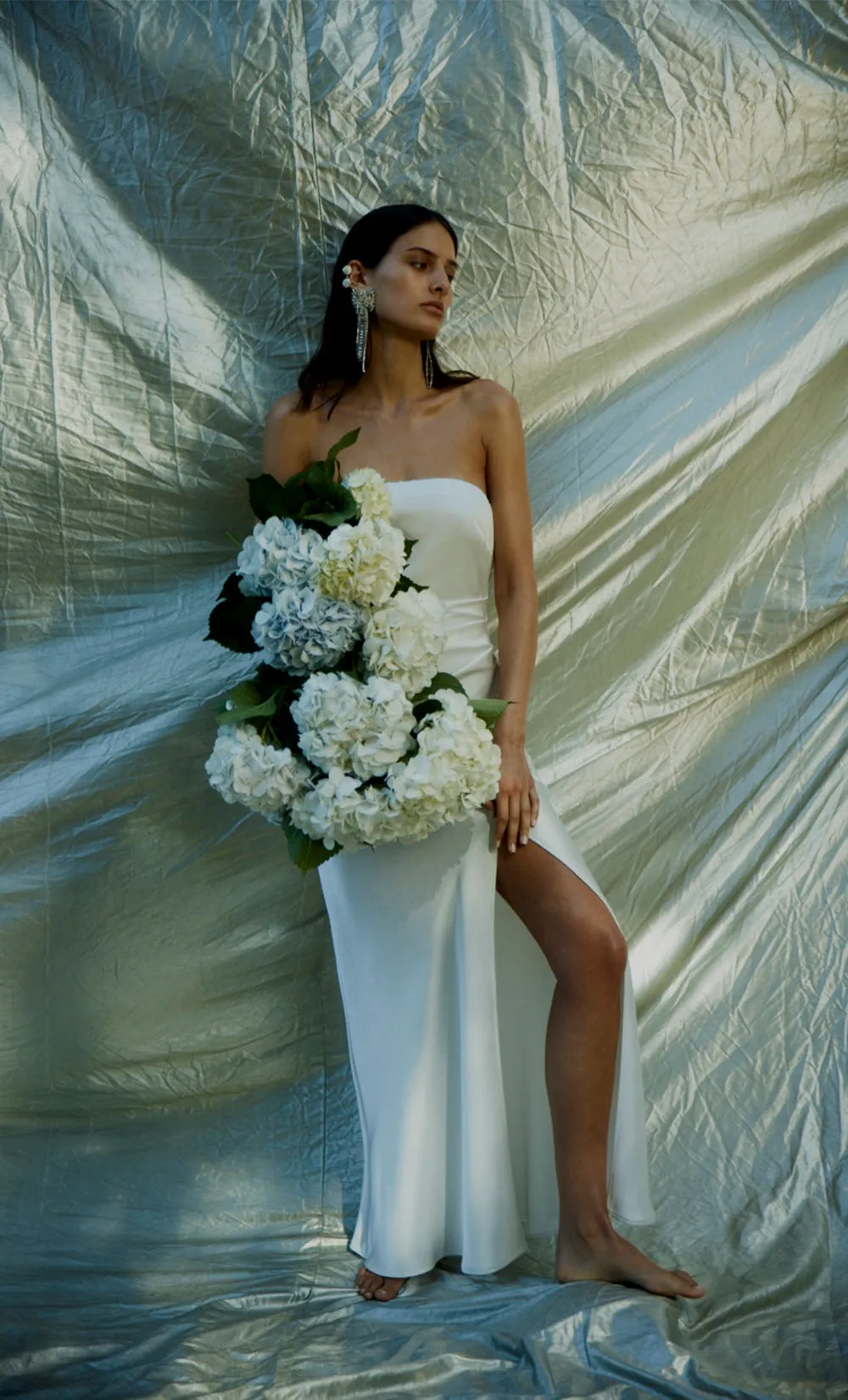 THE DREAMER STRAPLESS DRESS - IVORY sold by bec + bridge product image thumbnail 3