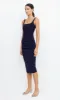 KARINA TUCK MIDI DRESS - INK sold by bec + bridge