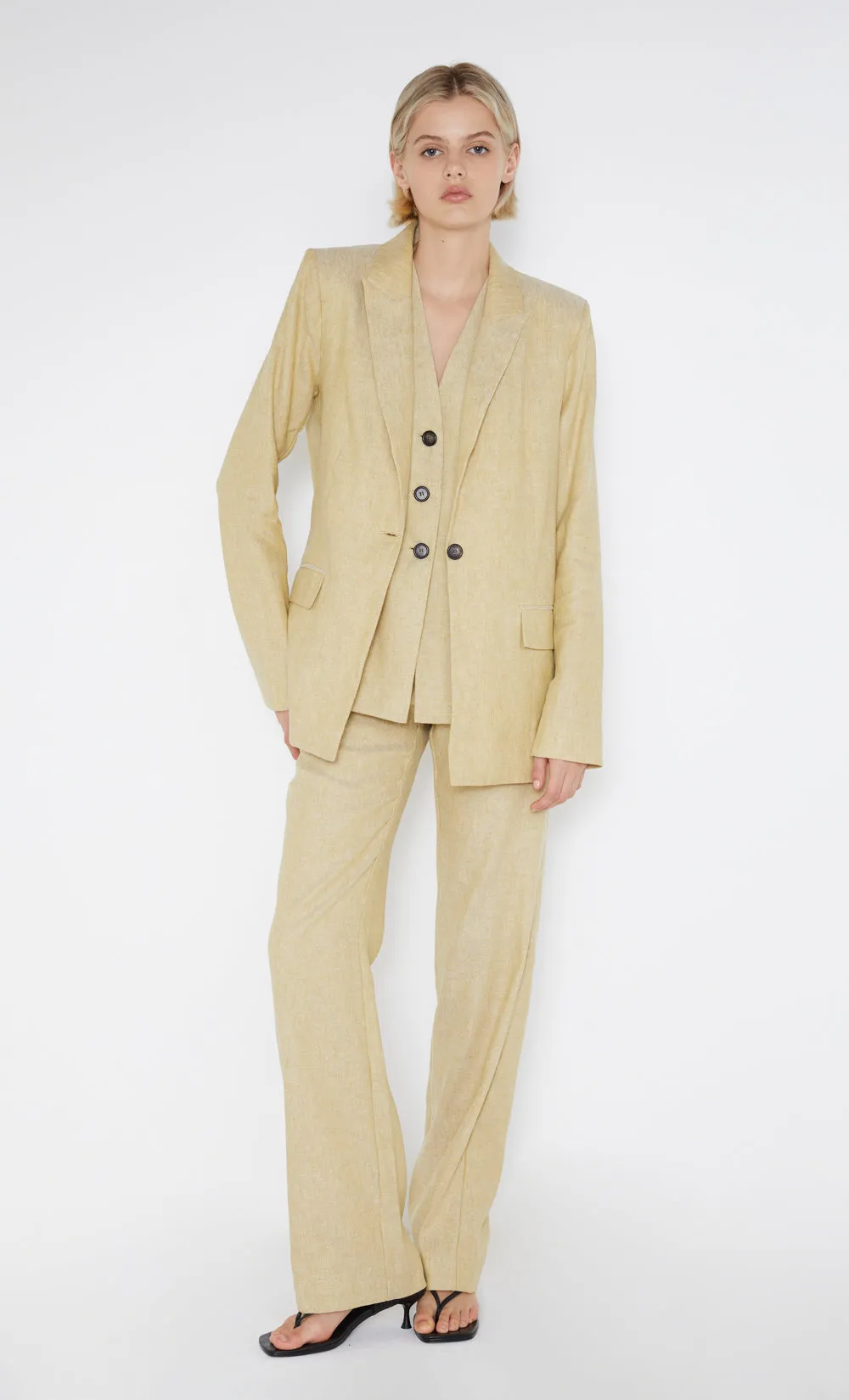 NEVA BLAZER - STRAW sold by bec + bridge product image thumbnail 5