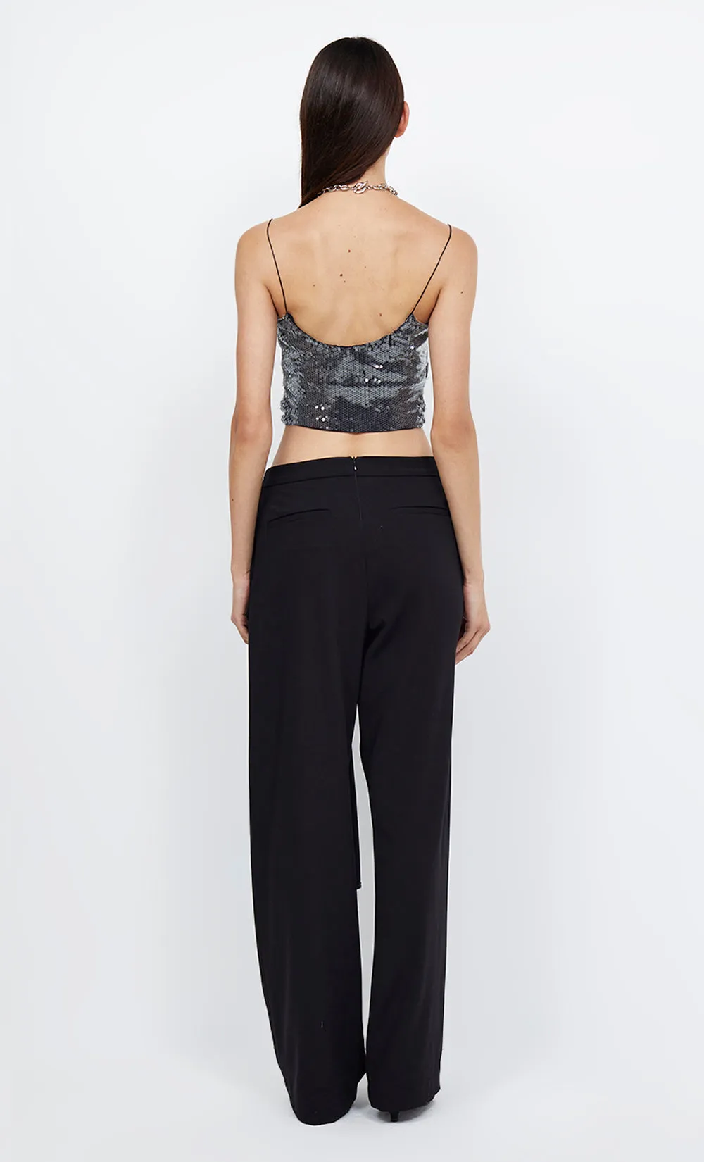VENUS SEQUIN TANK - BLACK sold by bec + bridge product image thumbnail 2