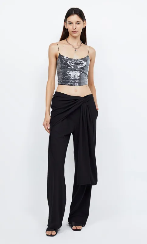 VENUS SEQUIN TANK - BLACK sold by bec + bridge