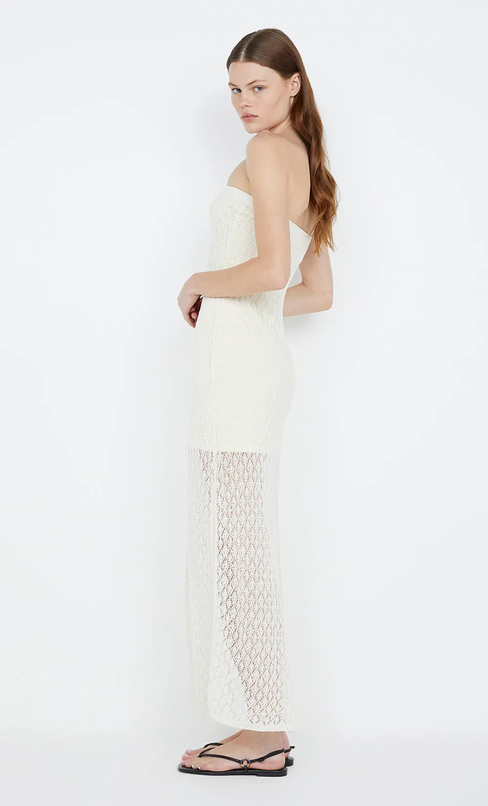AURORA STRAPLESS DRESS - IVORY sold by bec + bridge product image thumbnail 4
