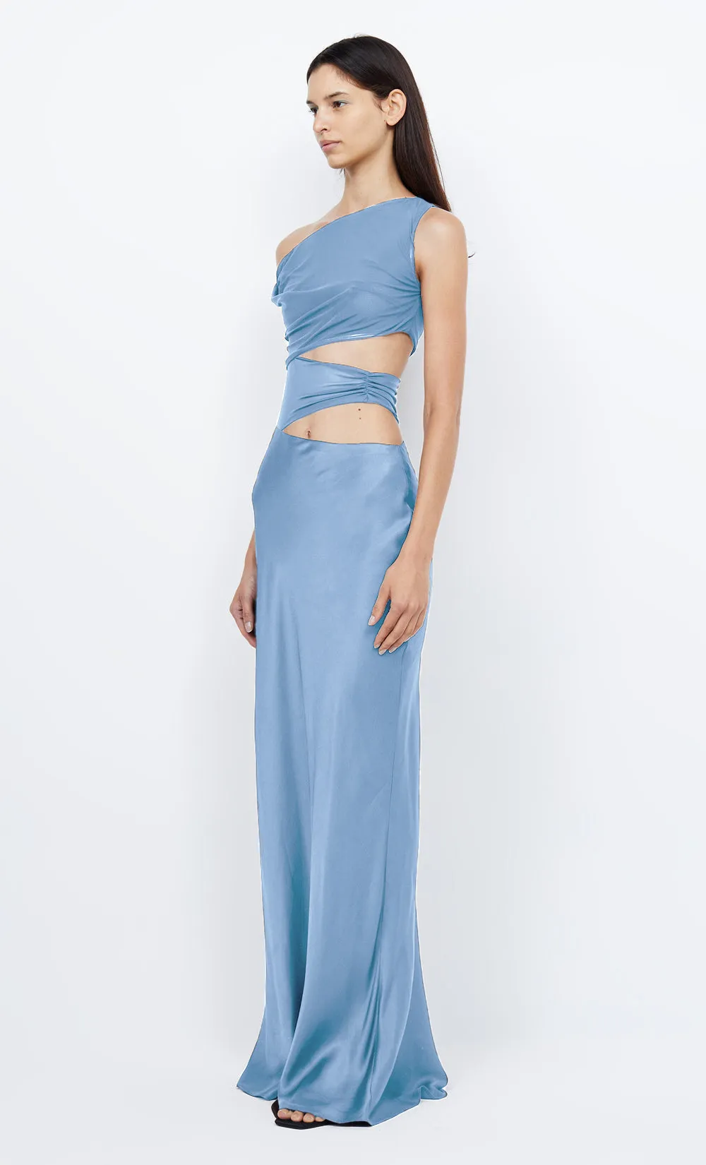 WHORL ASYM DRESS - MERIDIAN BLUE sold by bec + bridge product image thumbnail 3