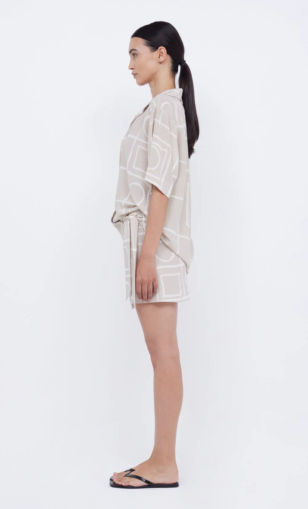 SALMA SHORT SLEEVE SHIRT - CHECKERS sold by bec + bridge product image thumbnail 4