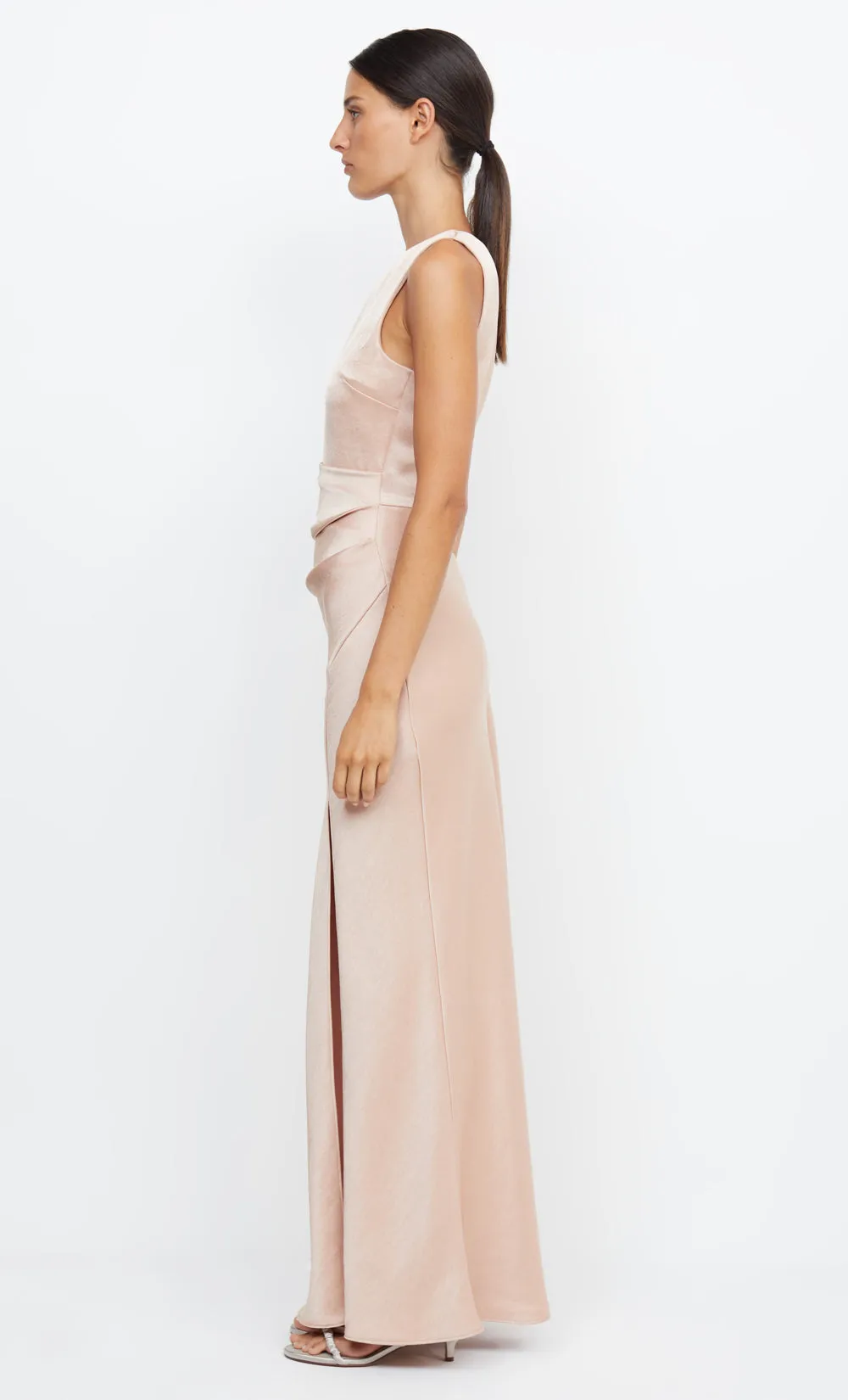 THE DREAMER ASYM DRESS - ROSE GOLD sold by bec + bridge product image thumbnail 4