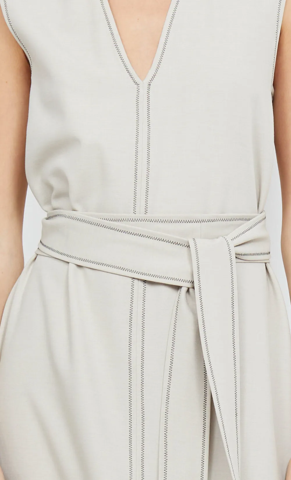 HALLIE V MAXI DRESS - CEMENT sold by bec + bridge product image thumbnail 5