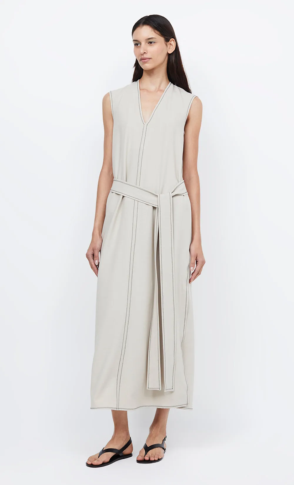 HALLIE V MAXI DRESS - CEMENT sold by bec + bridge product image thumbnail 3