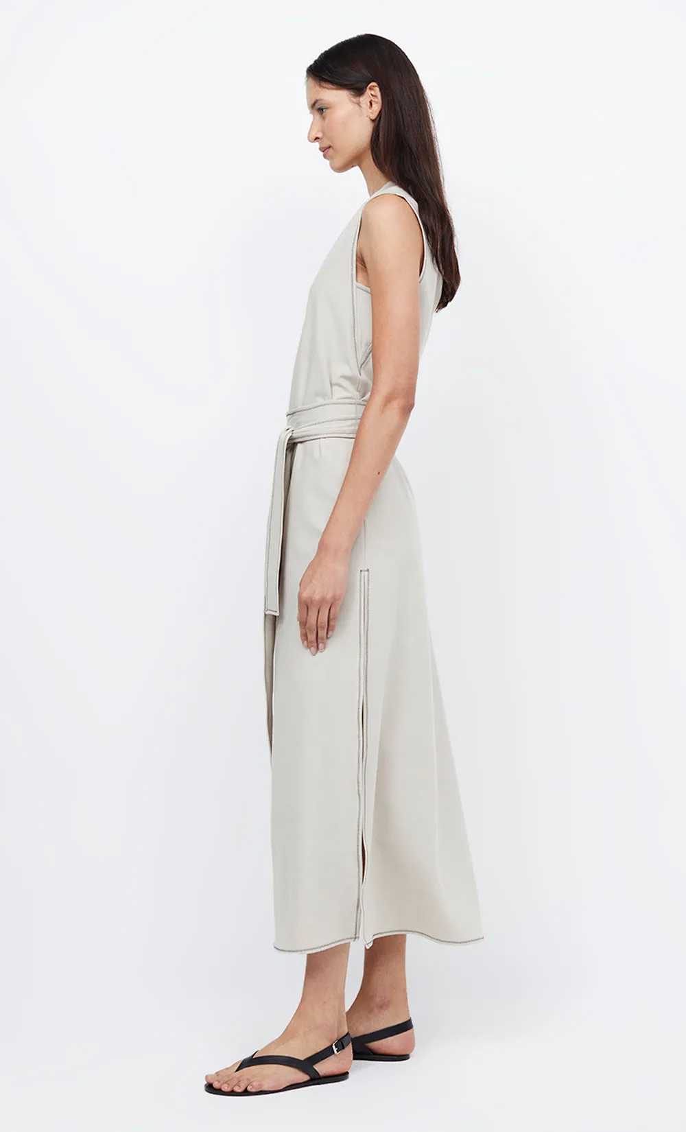 HALLIE V MAXI DRESS - CEMENT sold by bec + bridge product image thumbnail 4