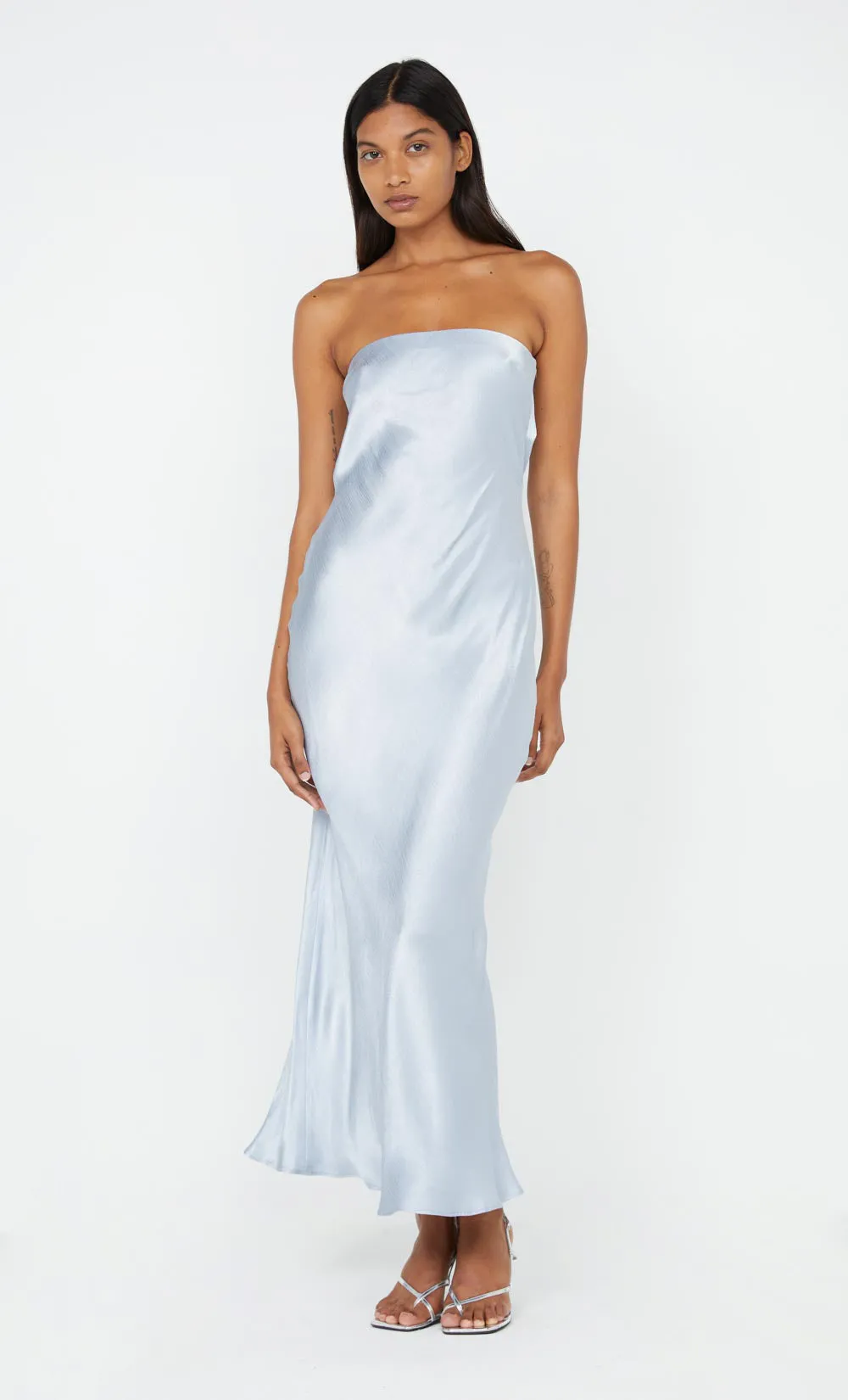 MOON DANCE STRAPLESS DRESS - DUSTY BLUE sold by bec + bridge product image thumbnail 5