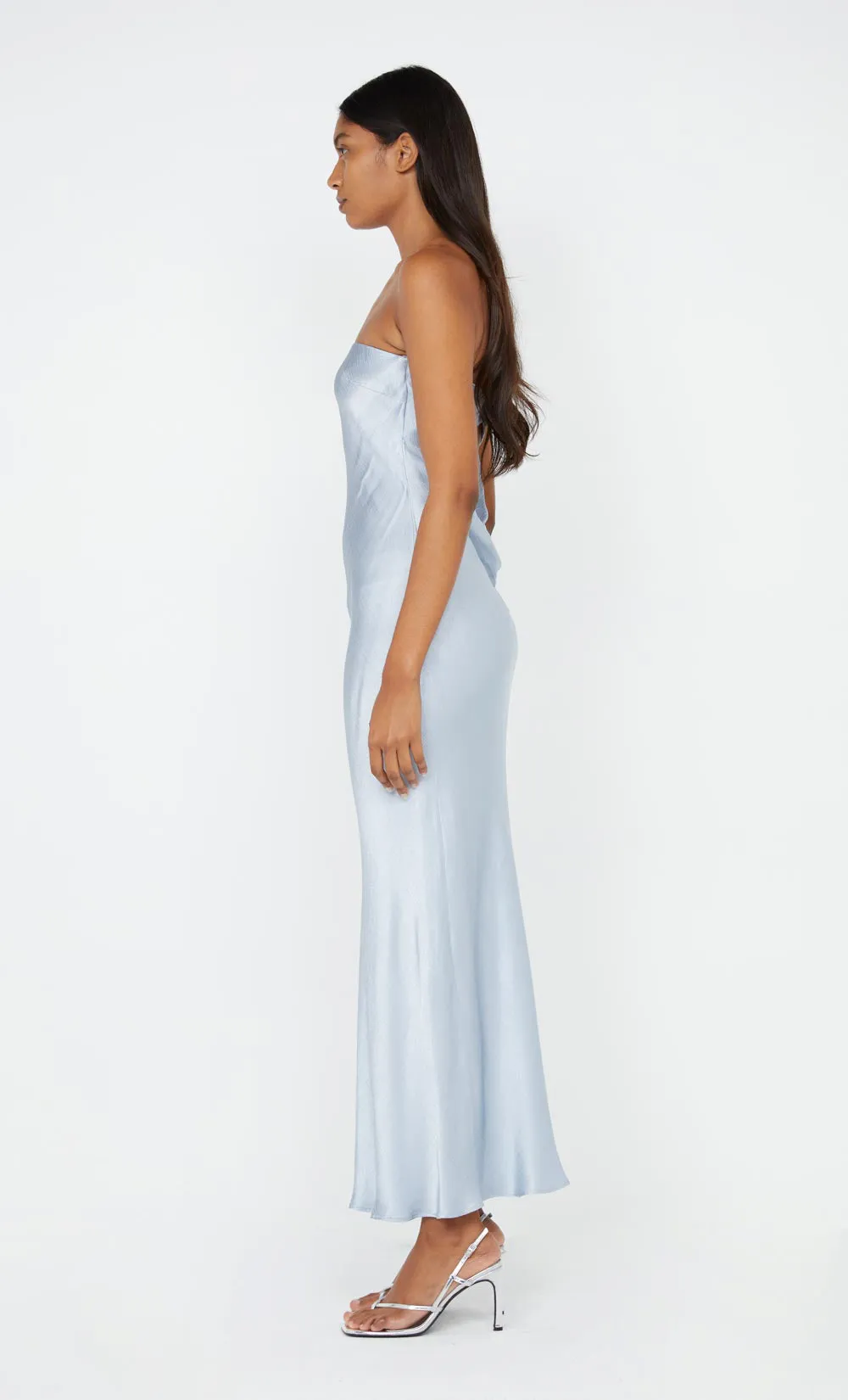 MOON DANCE STRAPLESS DRESS - DUSTY BLUE sold by bec + bridge product image thumbnail 4