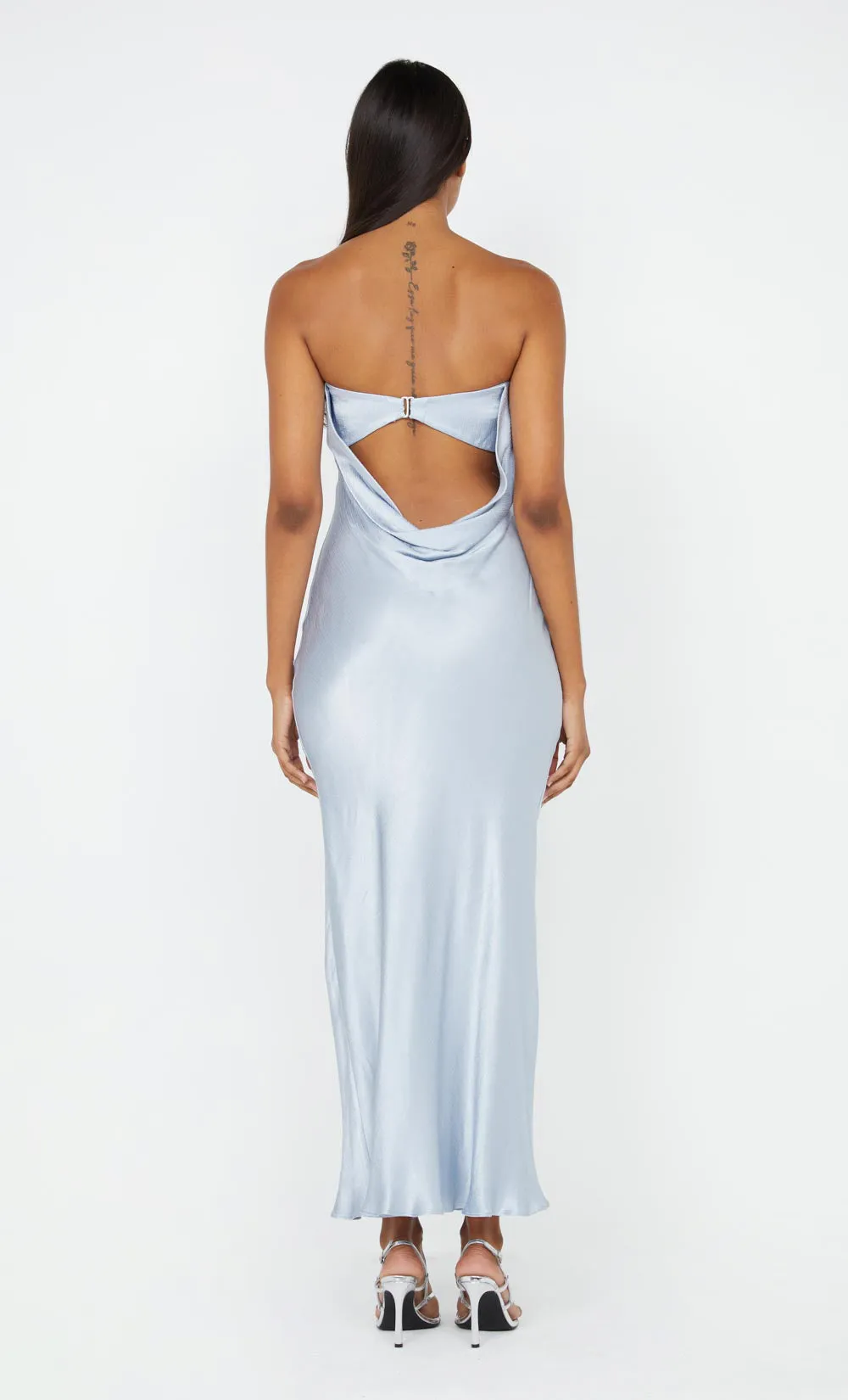 MOON DANCE STRAPLESS DRESS - DUSTY BLUE sold by bec + bridge product image thumbnail 2