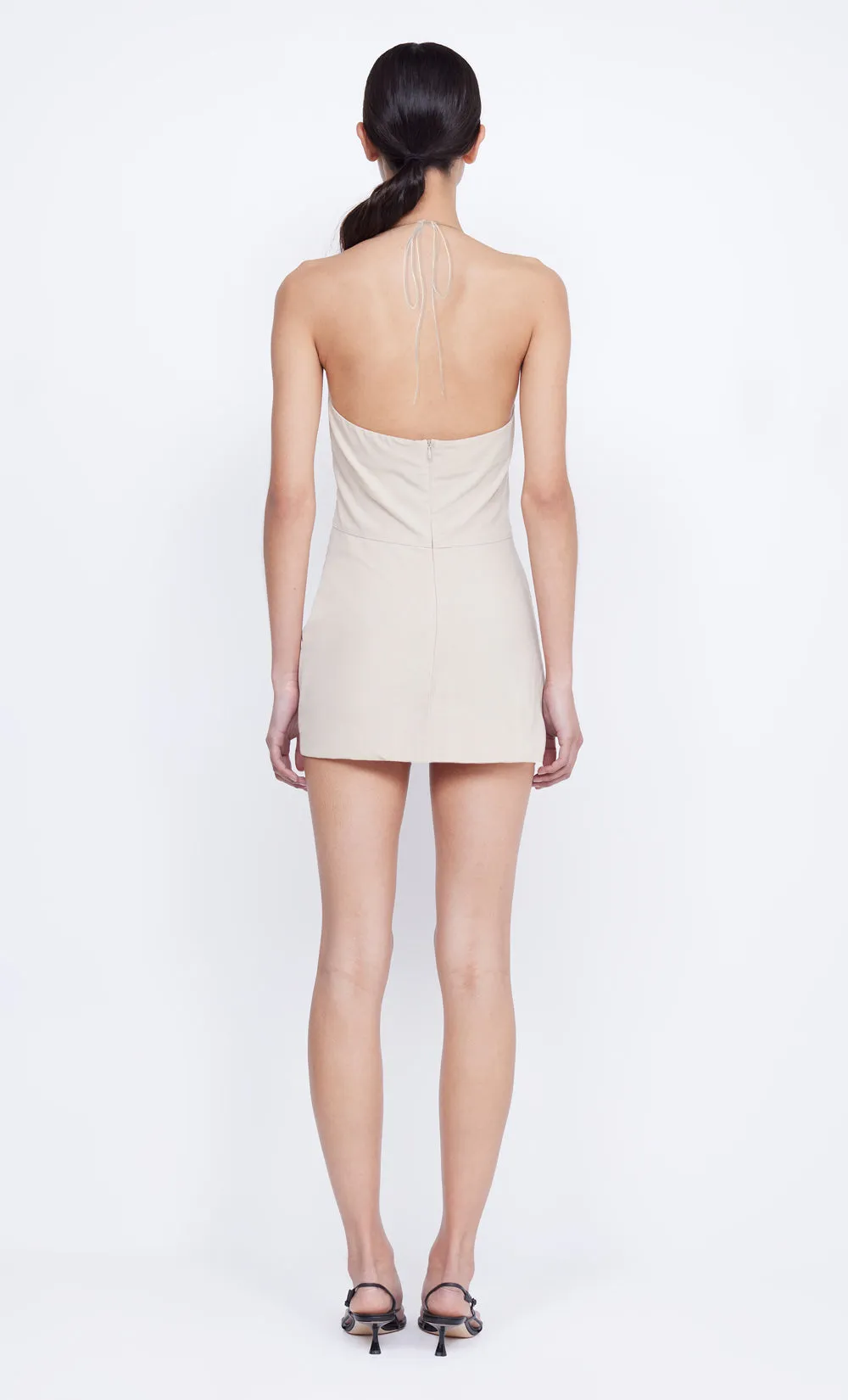 DESIREE TUCK MINI DRESS - SAND sold by bec + bridge product image thumbnail 2