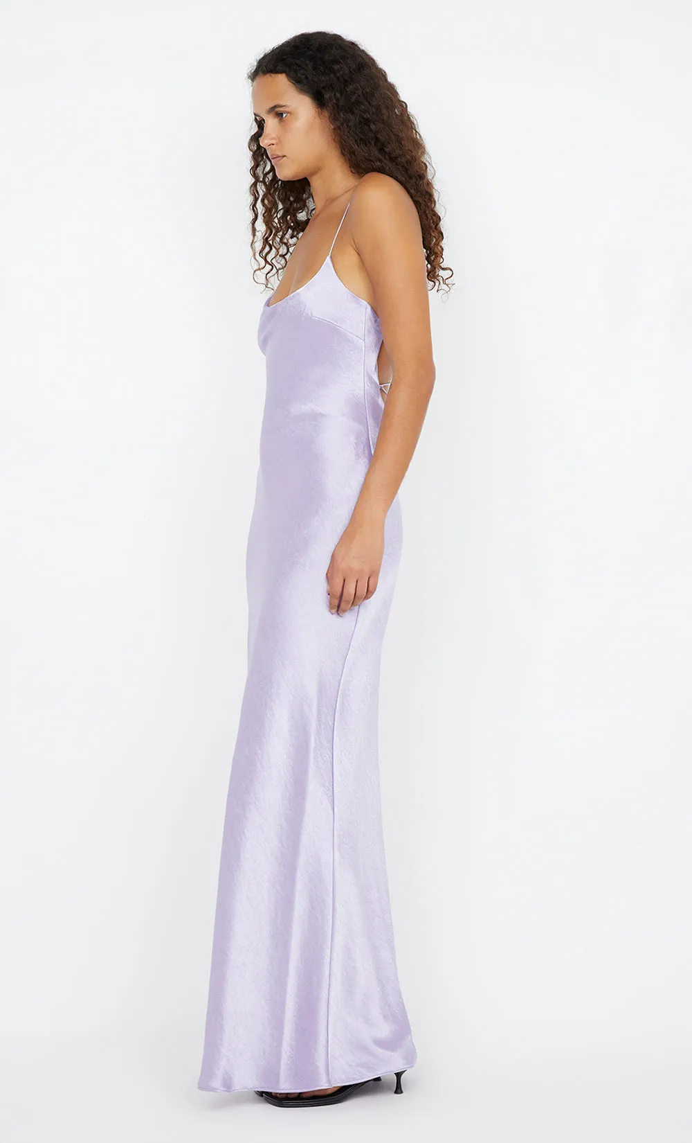 ALLEGRA TIE MAXI DRESS - LILAC sold by bec + bridge product image thumbnail 4
