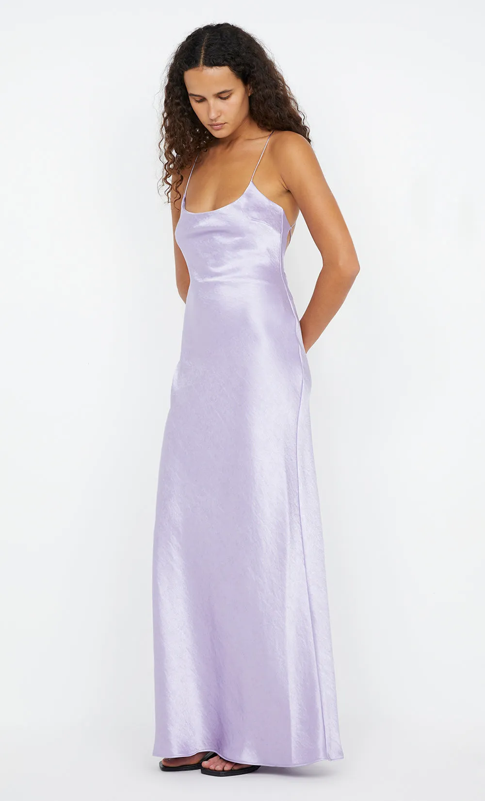 ALLEGRA TIE MAXI DRESS - LILAC sold by bec + bridge product image thumbnail 3
