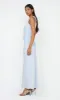 LUNETTA ASYM DRESS - DUSTY BLUE sold by bec + bridge