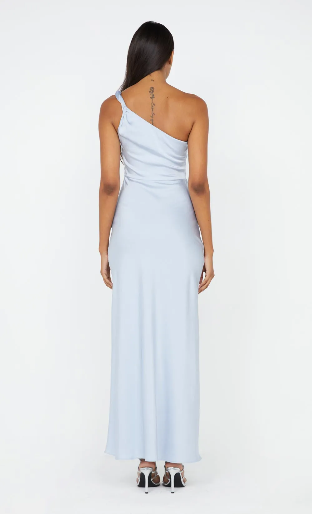 LUNETTA ASYM DRESS - DUSTY BLUE sold by bec + bridge product image thumbnail 2