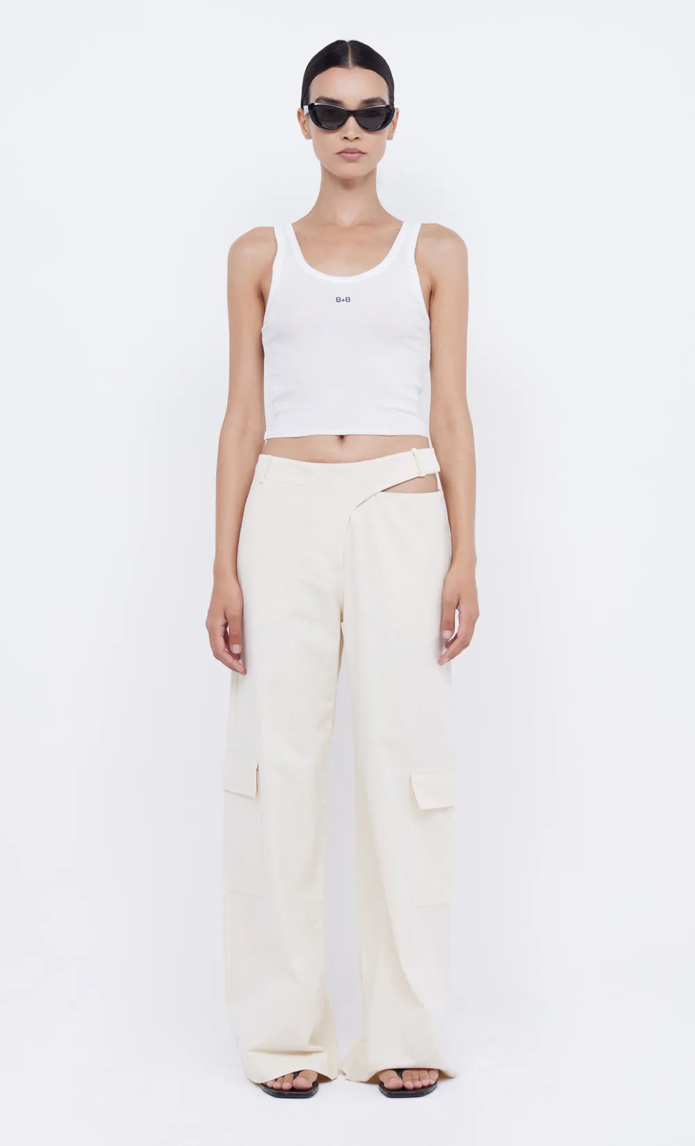PHOENIX PANT - CREAM/BLACK sold by bec + bridge product image thumbnail 4