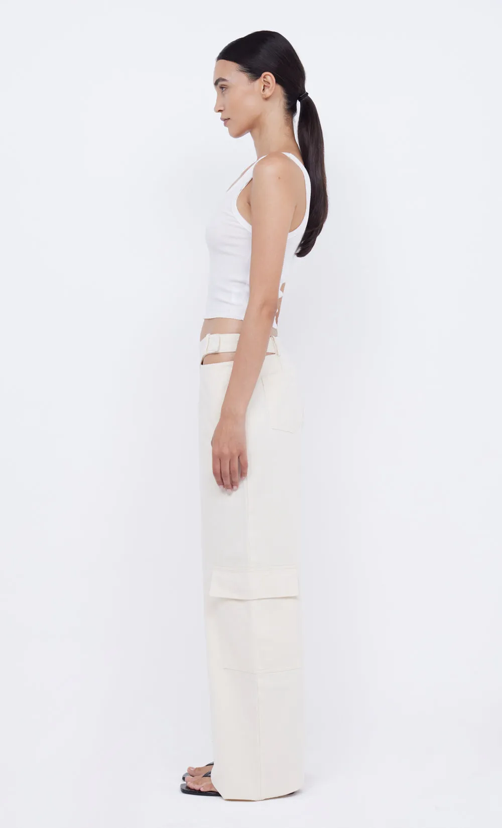 PHOENIX PANT - CREAM/BLACK sold by bec + bridge product image thumbnail 2