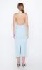 ELVIE HALTER  MIDI DRESS - DOLPHIN BLUE sold by bec + bridge