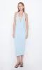 ELVIE HALTER  MIDI DRESS - DOLPHIN BLUE sold by bec + bridge