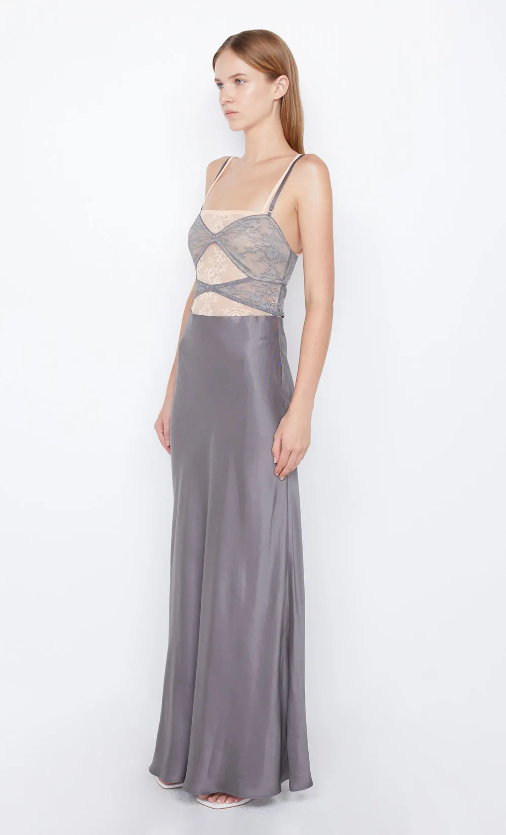white christmas dresses Halle Strapless Dress in Ice Yellow main image 1