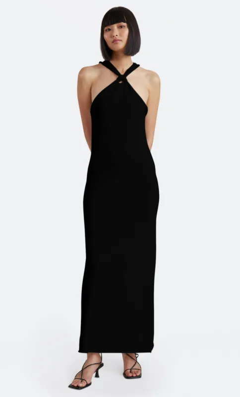MAGGIE KNIT MAXI DRESS - BLACK sold by bec + bridge